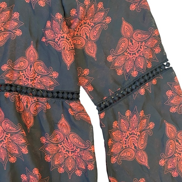 Whimsy Goth Dark Romantic Tunic Dress Blouse Red Black 🥀 Small - Picture 6 of 9